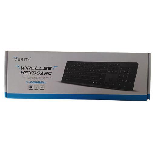 کیبورد بی سیم verity v-kb6125w با  12 ماهه